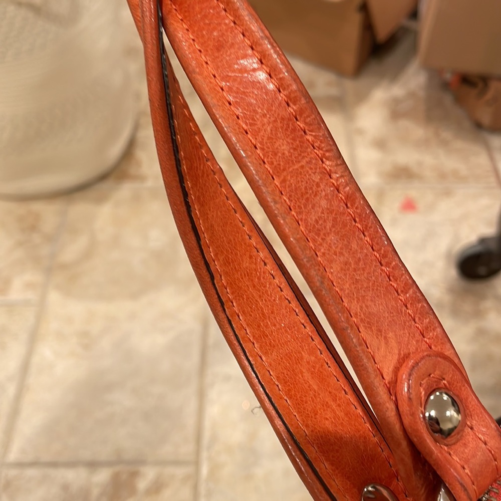 Well loved orange Coach bag - Picture 15 of 16